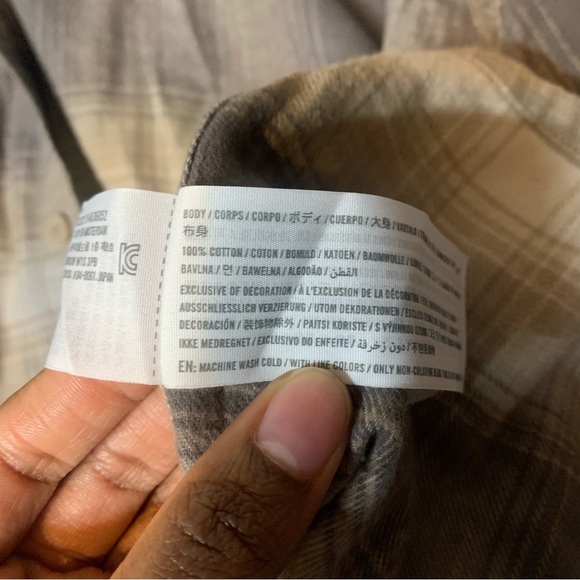 Hollister Long-Sleeve Button-Through Flannel Shirt - Picture 5 of 5